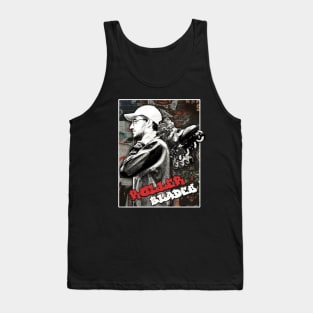 vintage rollerblades gift roller skating Tank Top